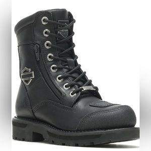 Harley-Davidson Women's Sydney 6 Inch Leather Motorcycle Boots Size 5 1/2 EUC